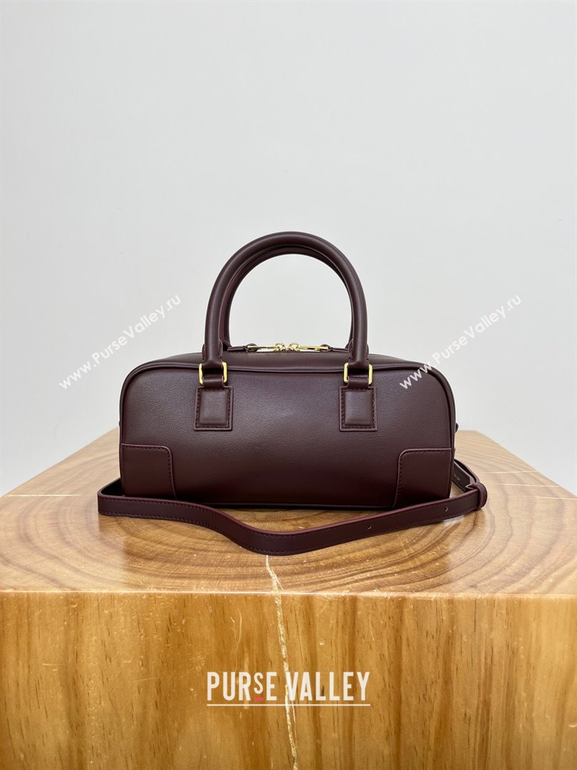 Loewe Amazona 23 Cropped Bag in Nappa Calfskin Dark Burgundy 2024 Top Quality (KEKE-24122413)