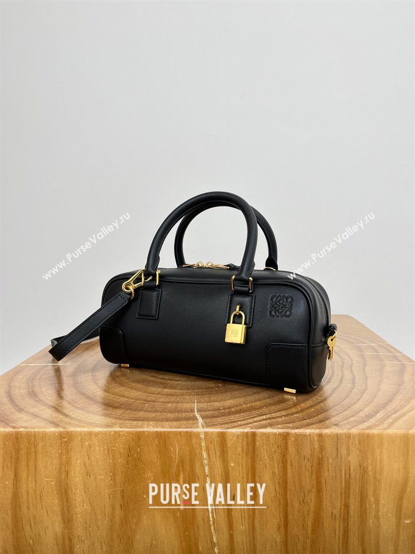 Loewe Amazona 23 Cropped Bag in Nappa Calfskin Black 2024 Top Quality (KEKE-24122415)