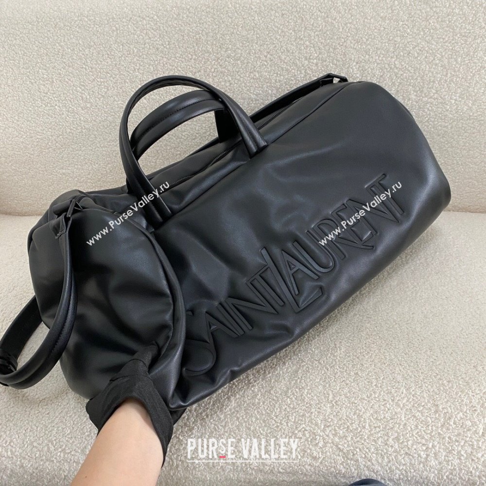 Saint Laurent Duffle Bag in Lambskin 797640 Black 2024 Top Quality (BG-24122408)