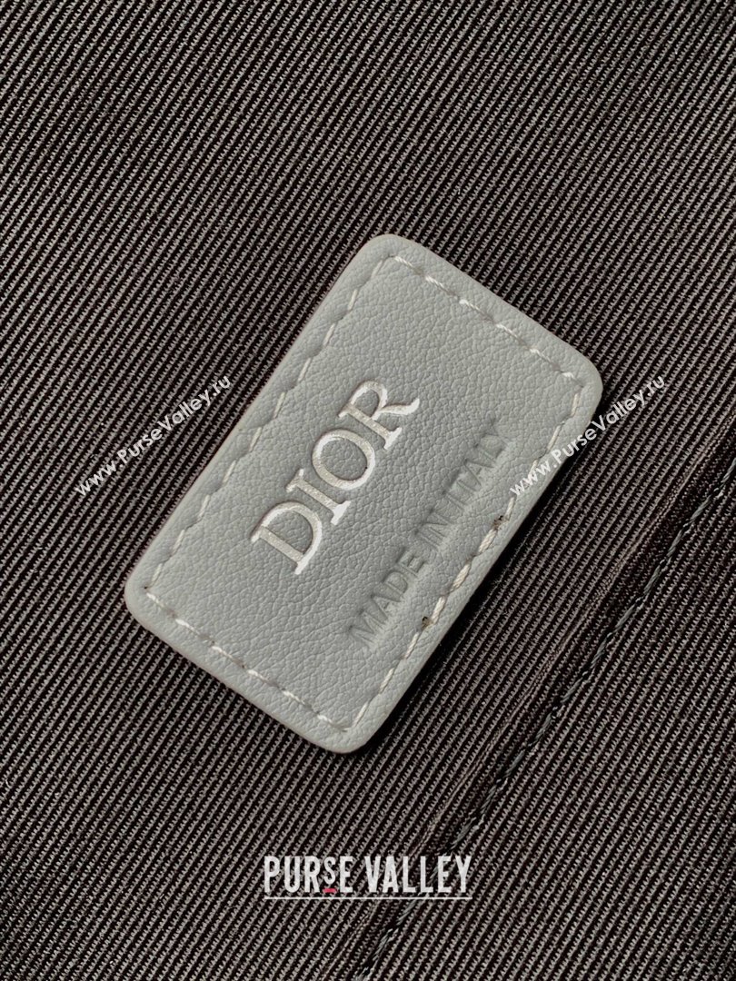 Dior Hit The Road Briefcase Bag in Dior Grey CD Diamond Canvas and Smooth Calfskin 2023 (DMZ-24122511)