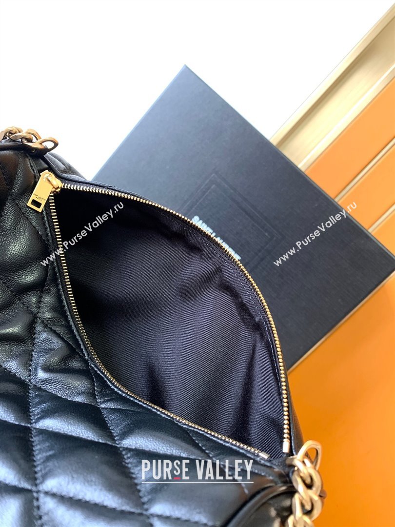 Saint Laurent Sade Tube Bag in Lambskin 712706 Black 2024 (DL-24122411)