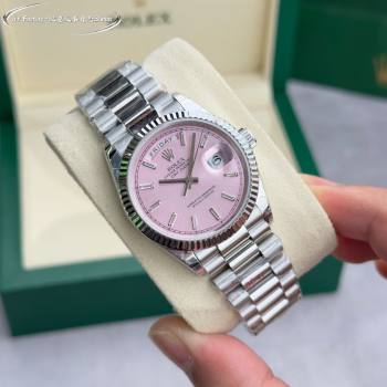 Rolex Datejust Watch 36mm R122301 Silver/Pink 2024 Top Quality (XZ-24122301)