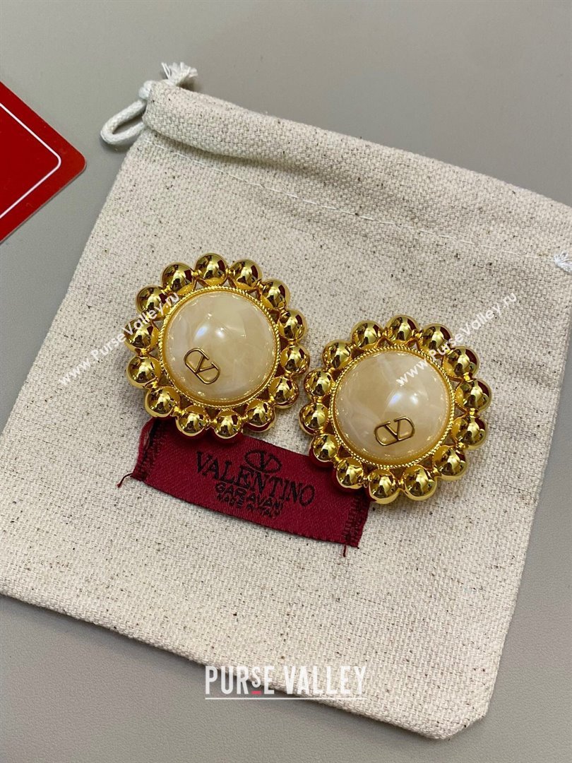 Valentino Clip-on Earrings V122725 Gold 2024 (YF-24122725)