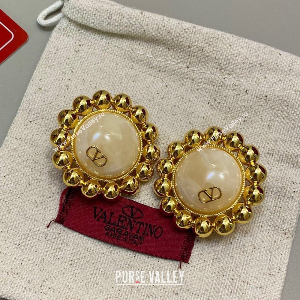 Valentino Clip-on Earrings V122725 Gold 2024 (YF-24122725)