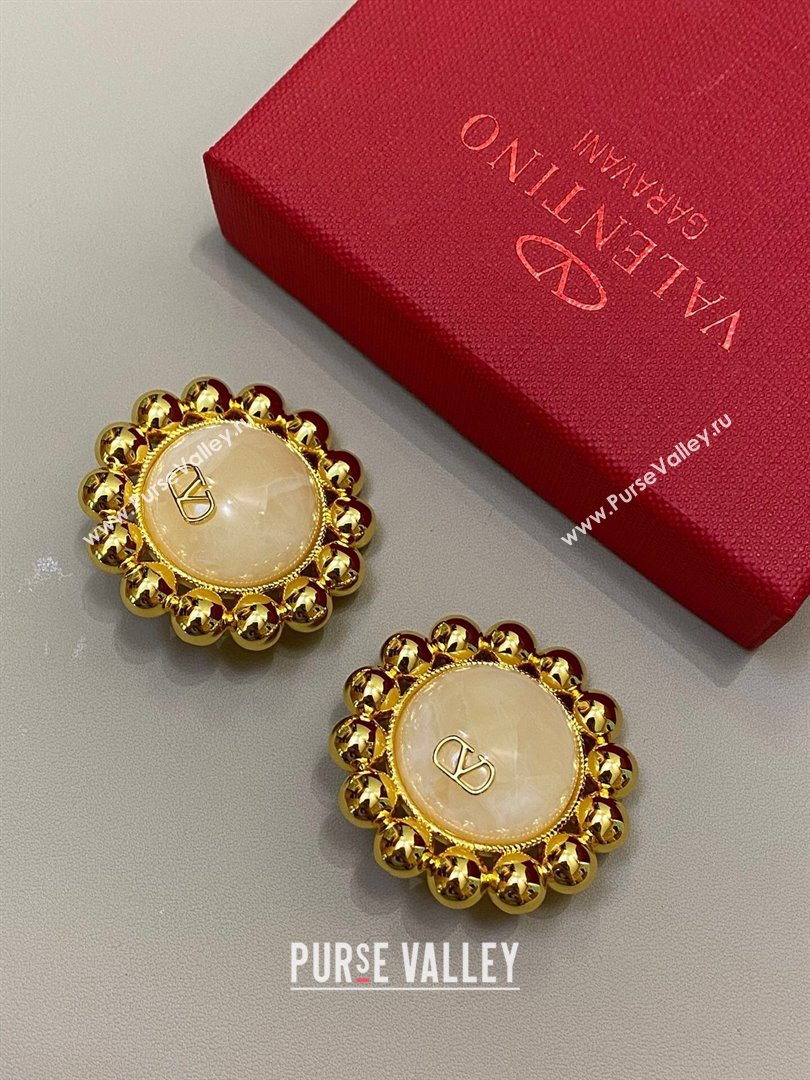 Valentino Clip-on Earrings V122725 Gold 2024 (YF-24122725)