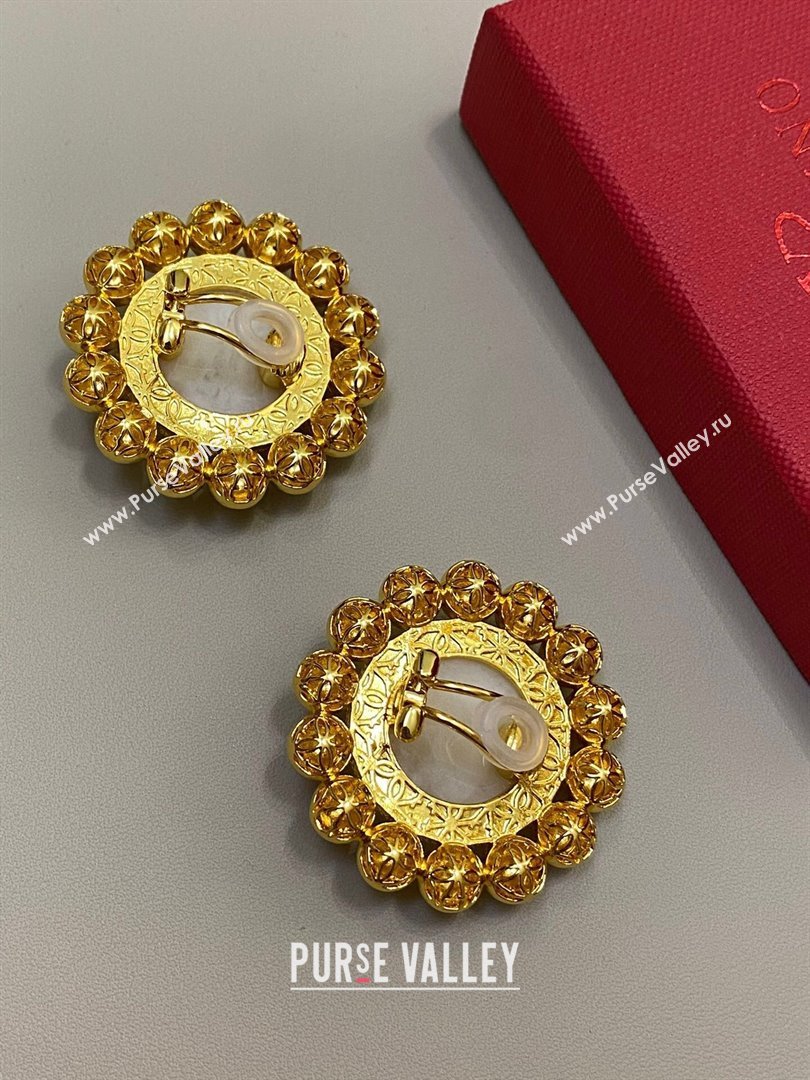 Valentino Clip-on Earrings V122725 Gold 2024 (YF-24122725)