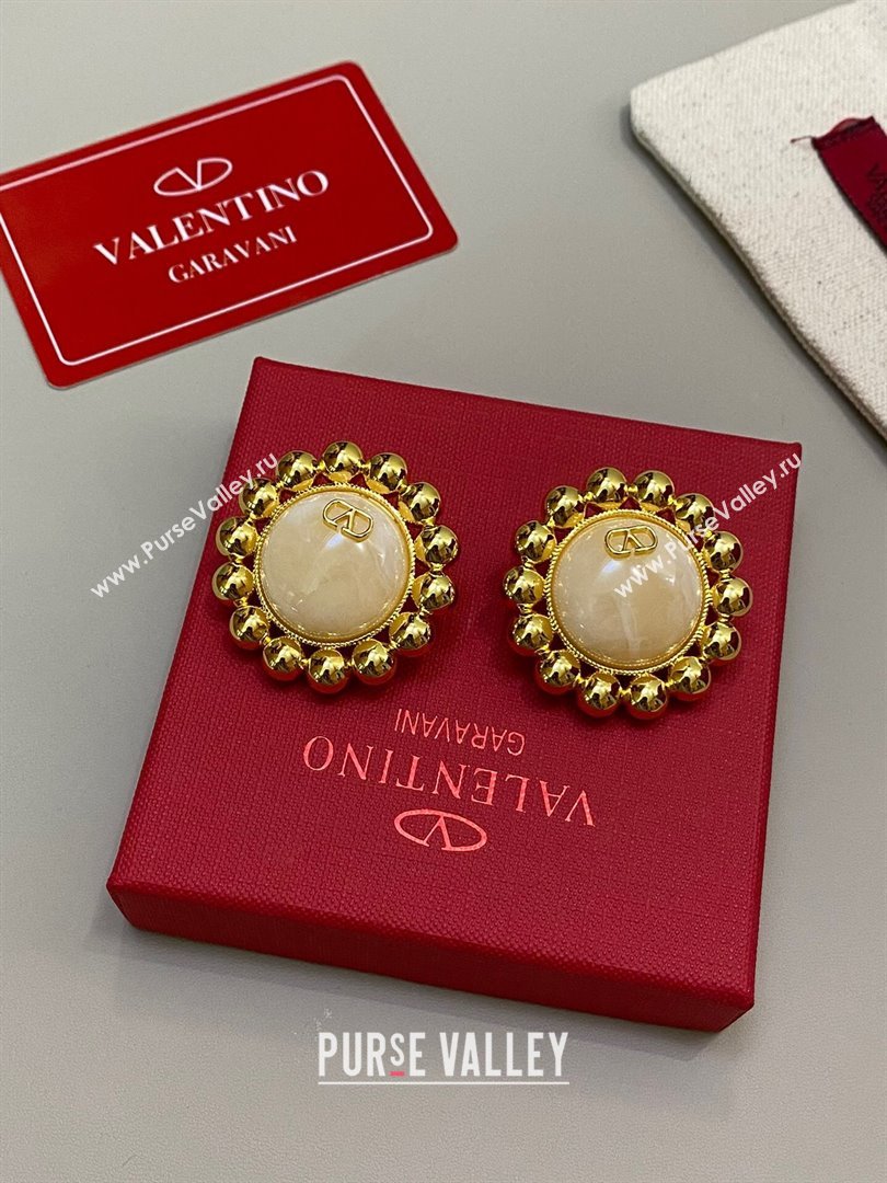 Valentino Clip-on Earrings V122725 Gold 2024 (YF-24122725)