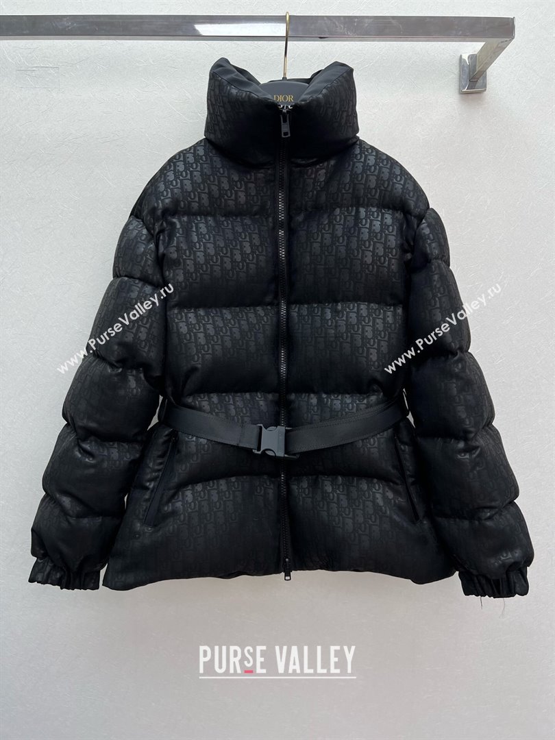 Dior DiorAlps Bleted Puffer Jacket D101819 Black 2024 (Q-24101819)