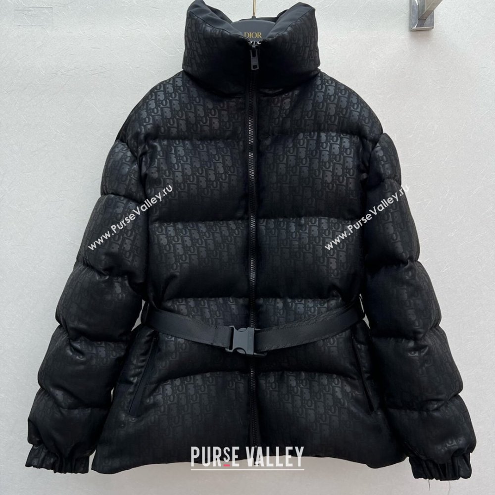 Dior DiorAlps Bleted Puffer Jacket D101819 Black 2024 (Q-24101819)