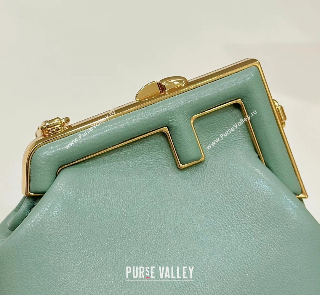 Fendi First Nano Bag Charm in Nappa Leather Light Green 20250255 80018S (CL-250522036)