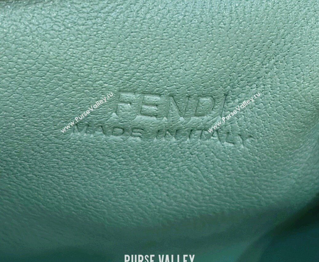 Fendi First Nano Bag Charm in Nappa Leather Light Green 20250255 80018S (CL-250522036)