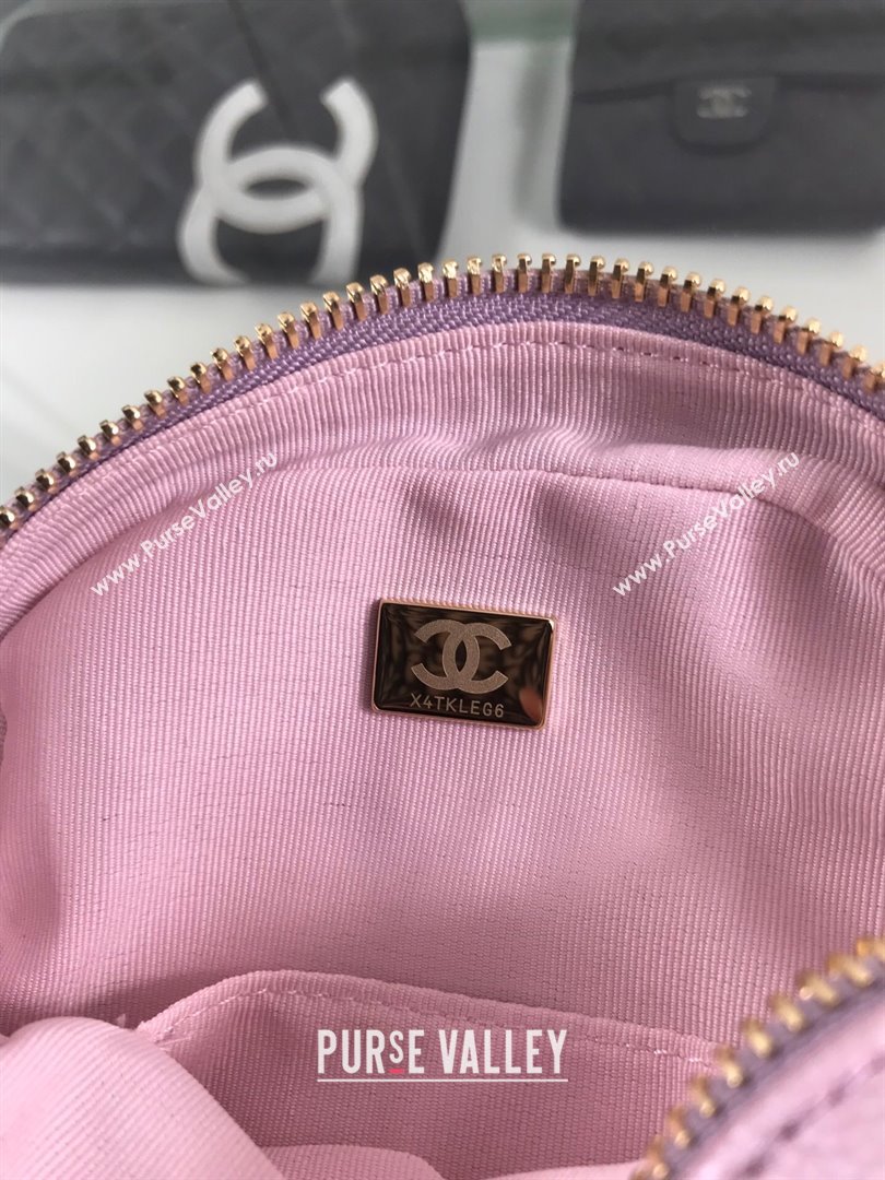 Chanel Iridescent Grained Calfskin Camera Bag AS2857 Light Pink 2021 (HOT-21101241)