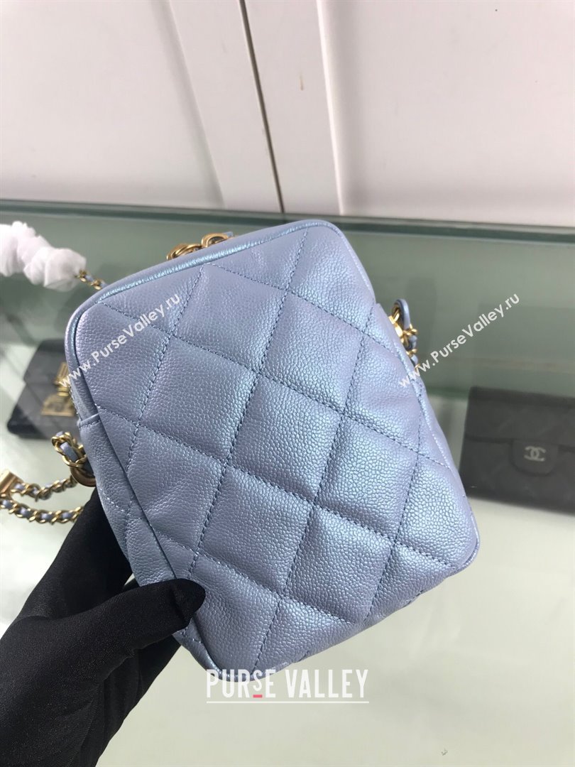 Chanel Iridescent Grained Calfskin Camera Bag AS2857 Purple 2021 (HOT-21101239)