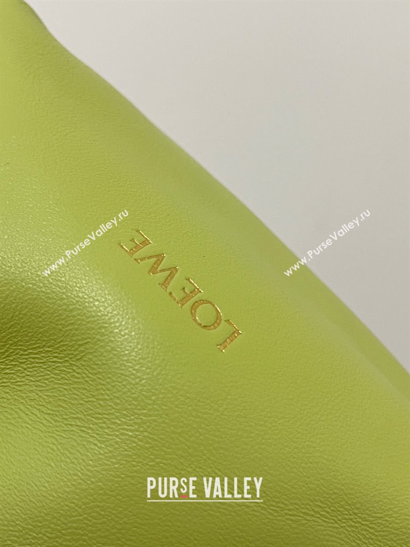 Loewe Mini Flamenco Purse Bag in Mellow Nappa Lambskin 9058 Meadow Green 2024 Top (KE-24090227)