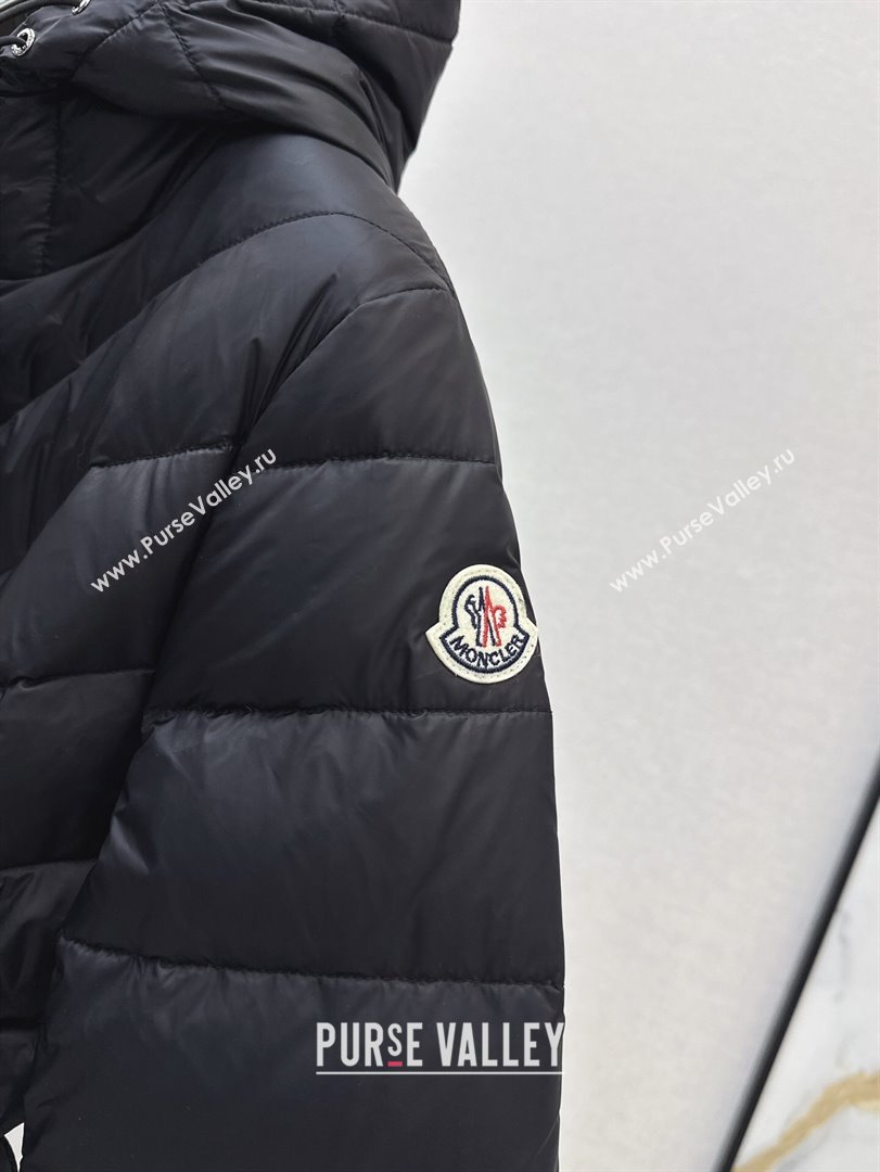 Moncler Down Jacket with Belt B101822 Black 2024 (YN-24101822)