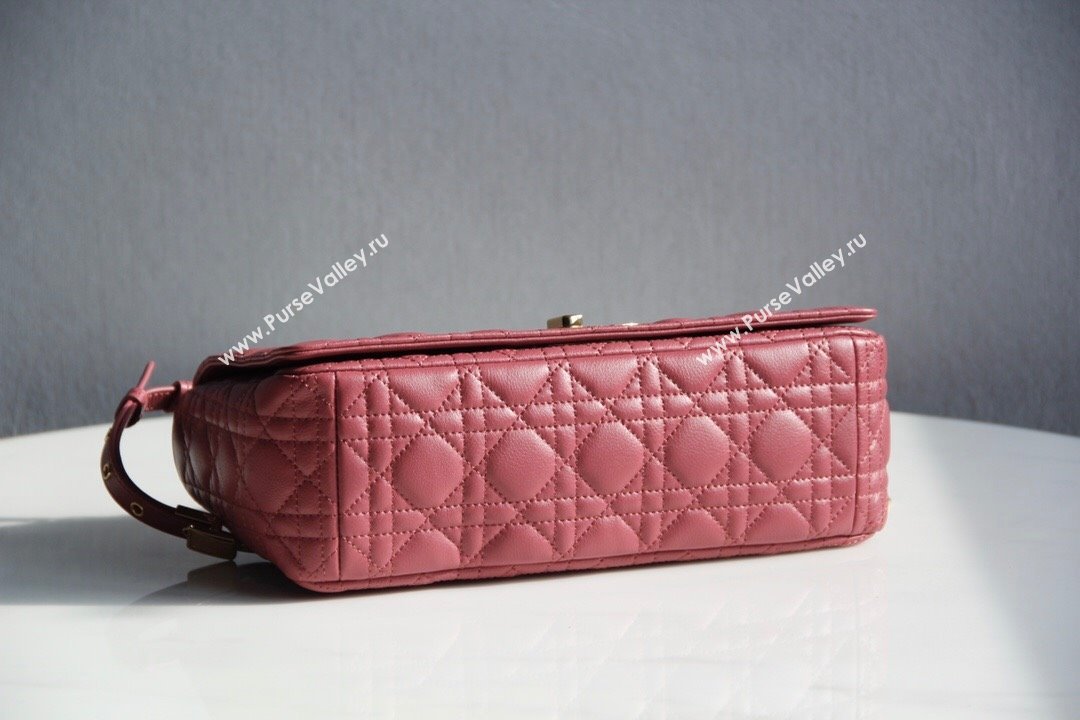 Dior Large Caro Chain Bag in Soft Cannage Calfskin Pink 2024 (DMZ-24052212)