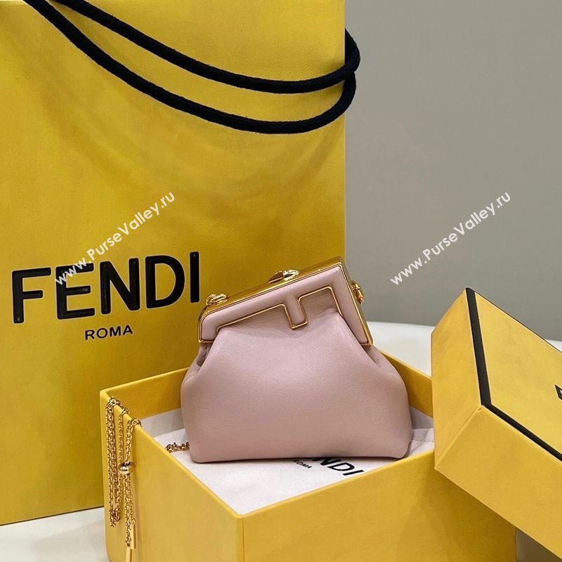 Fendi First Nano Bag Charm in Nappa Leather Light Pink 20250255 80018S (CL-250522042)