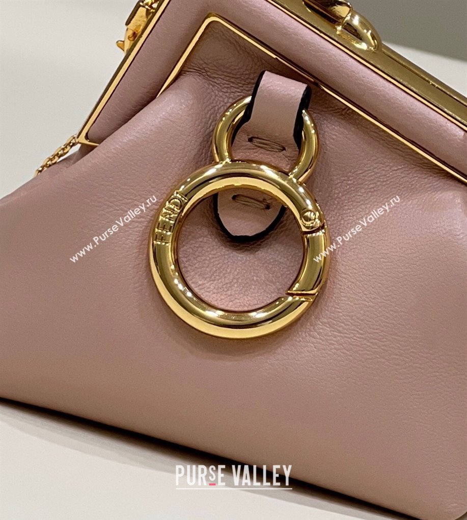 Fendi First Nano Bag Charm in Nappa Leather Light Pink 20250255 80018S (CL-250522042)