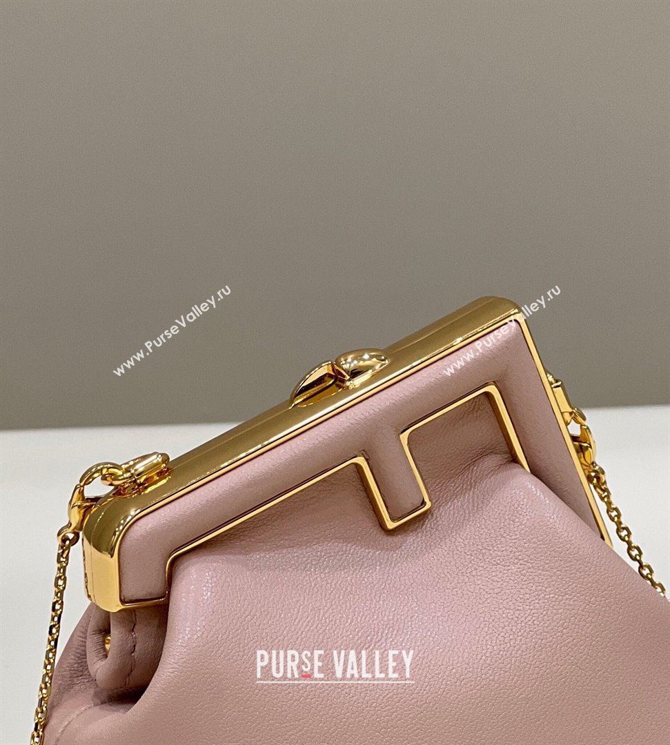 Fendi First Nano Bag Charm in Nappa Leather Light Pink 20250255 80018S (CL-250522042)