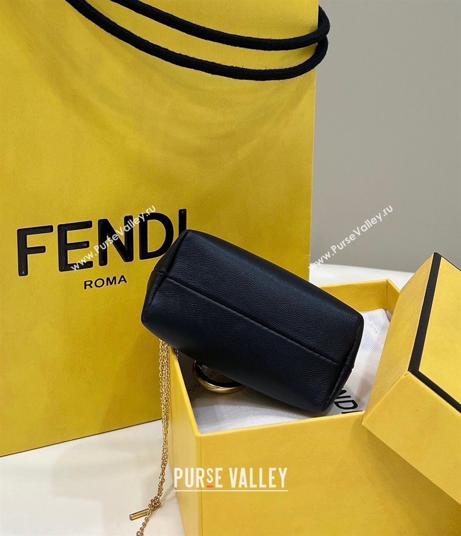 Fendi First Nano Bag Charm in Nappa Leather Black 20250255 80018S (CL-250522043)