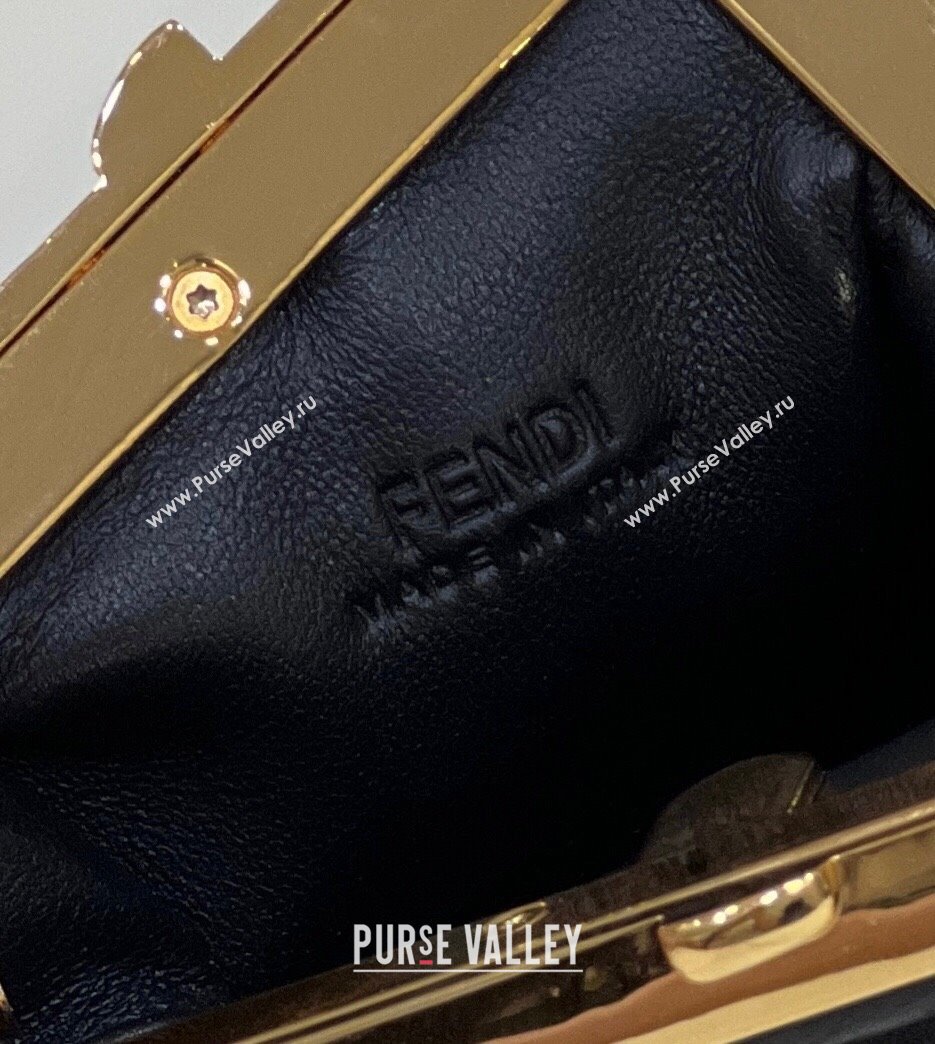 Fendi First Nano Bag Charm in Nappa Leather Black 20250255 80018S (CL-250522043)