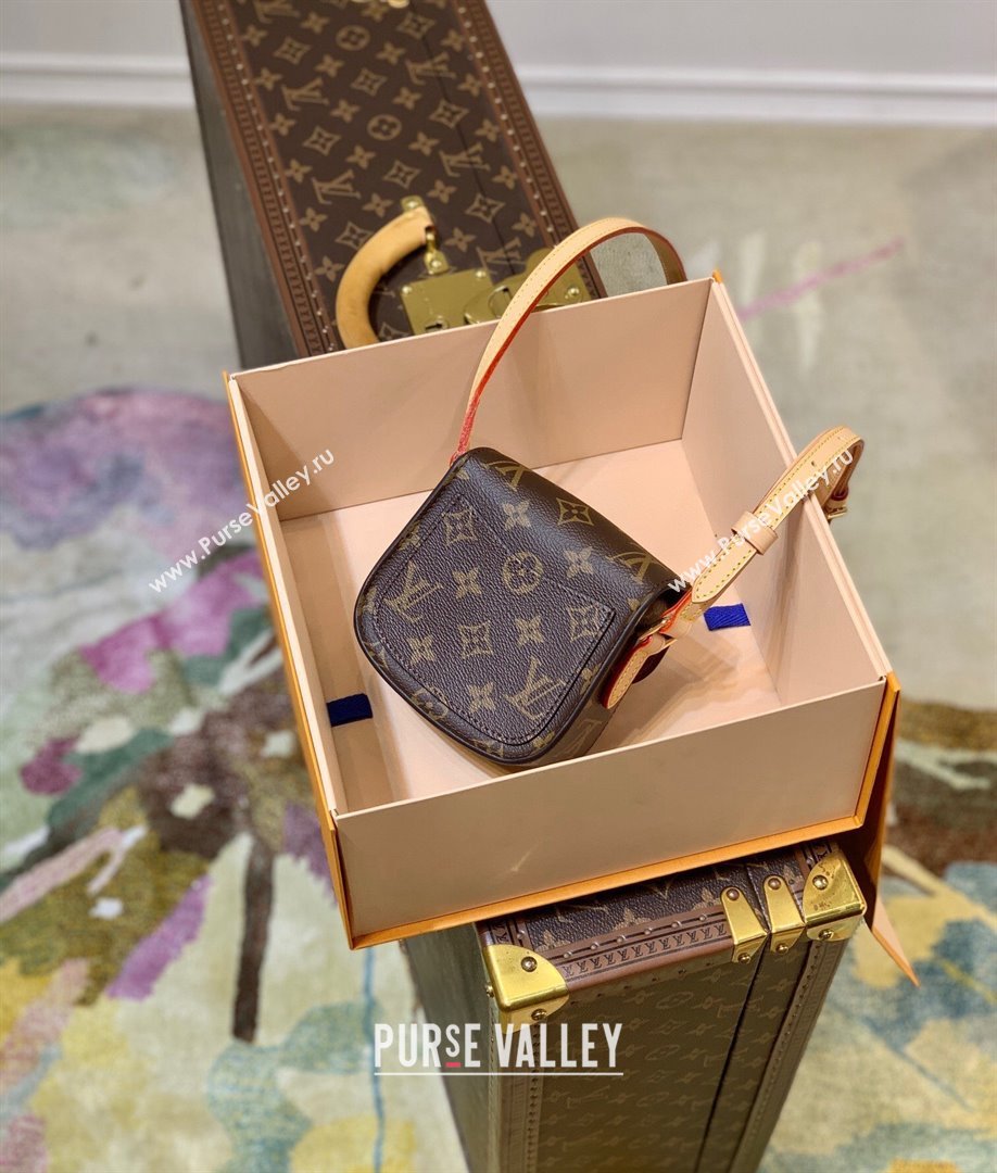 Louis Vuitton Vintage LV Saint Cloud Super Mini Messenger Bag M51245 Monogram Canvas 2021 (KI-21101527)