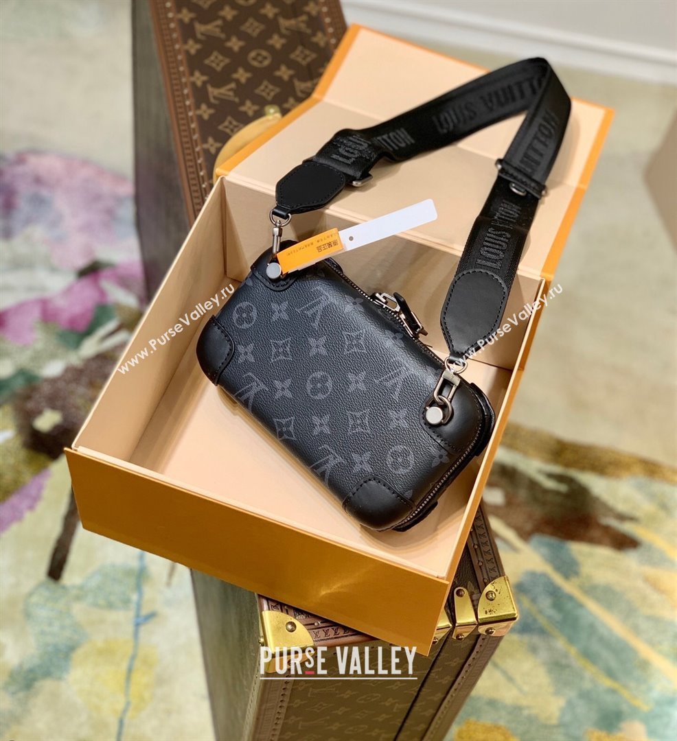 Louis Vuitton Horizon Strap Clutch M45579 Monogram Eclipse Canvas 2021 (KI-21101530)