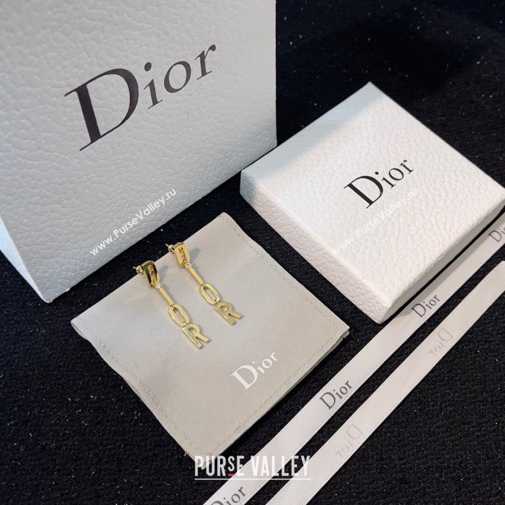 Dior Earrings D13030 Gold 2024 (YF-24013030)