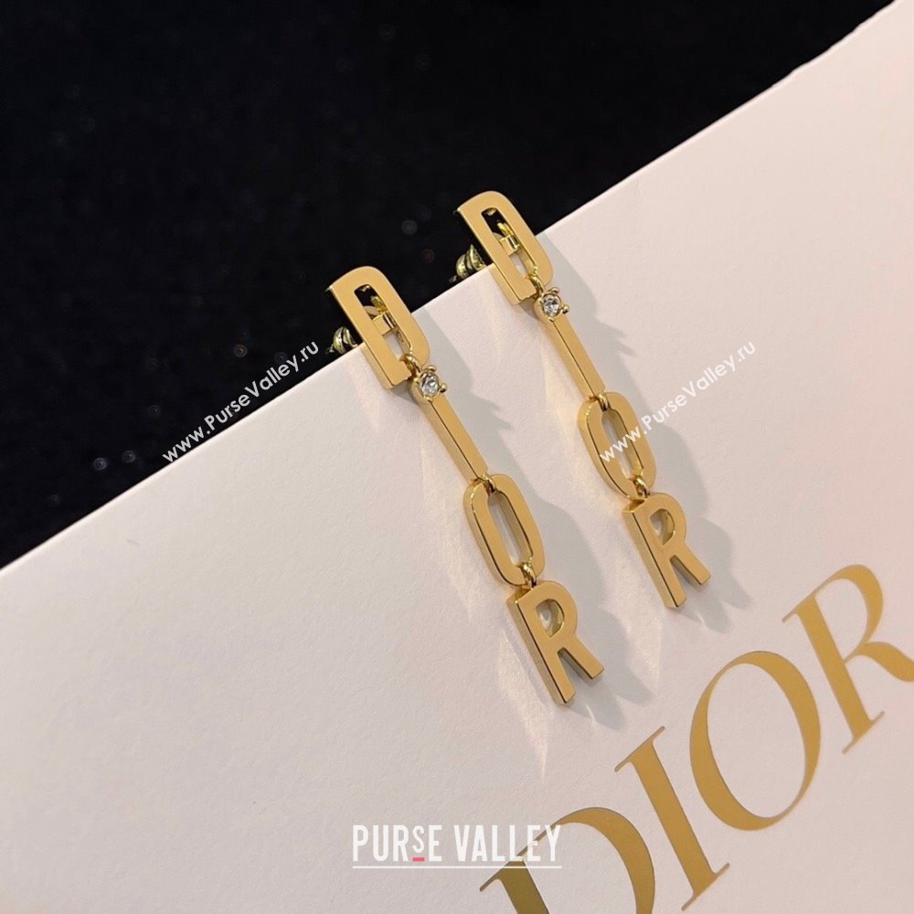 Dior Earrings D13030 Gold 2024 (YF-24013030)