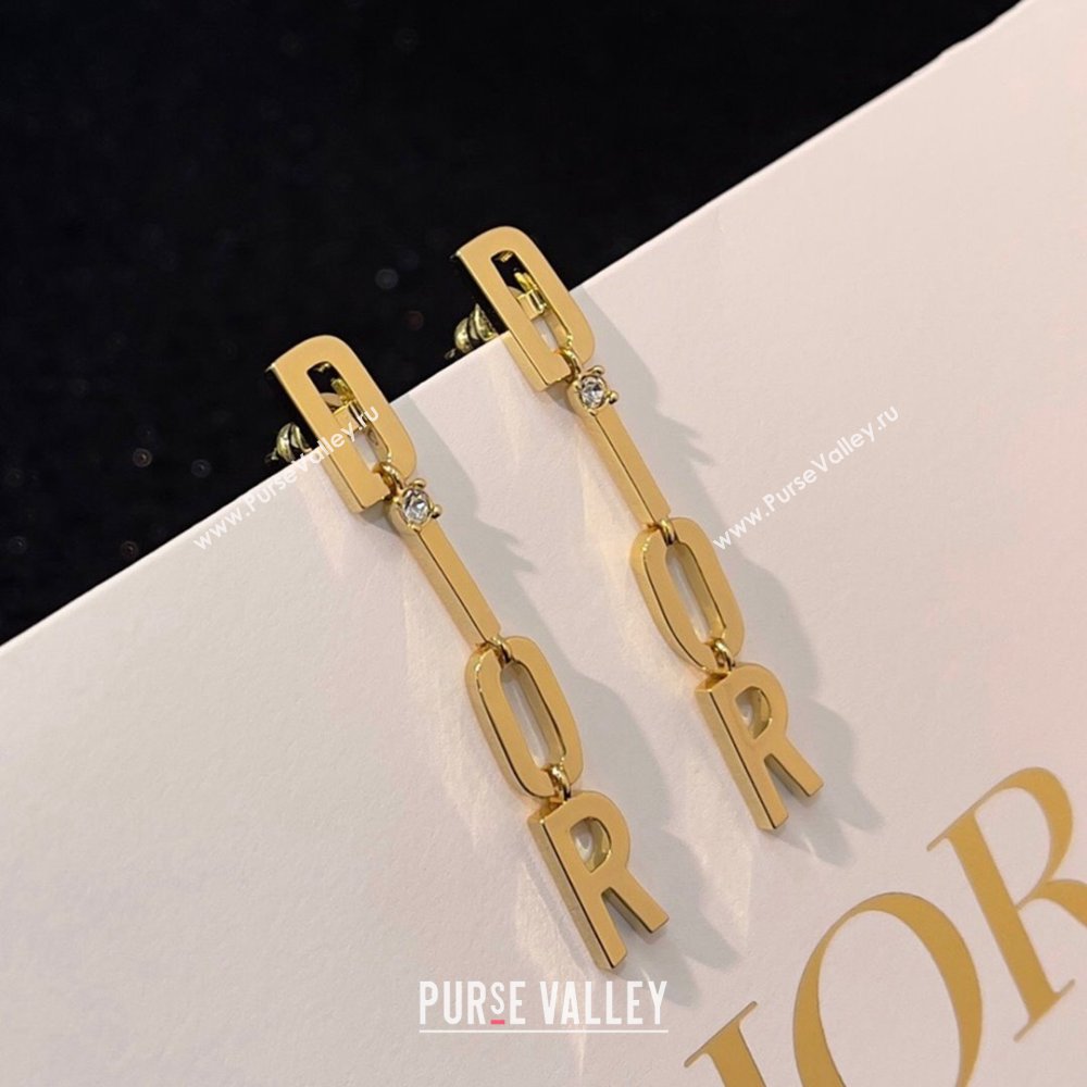 Dior Earrings D13030 Gold 2024 (YF-24013030)