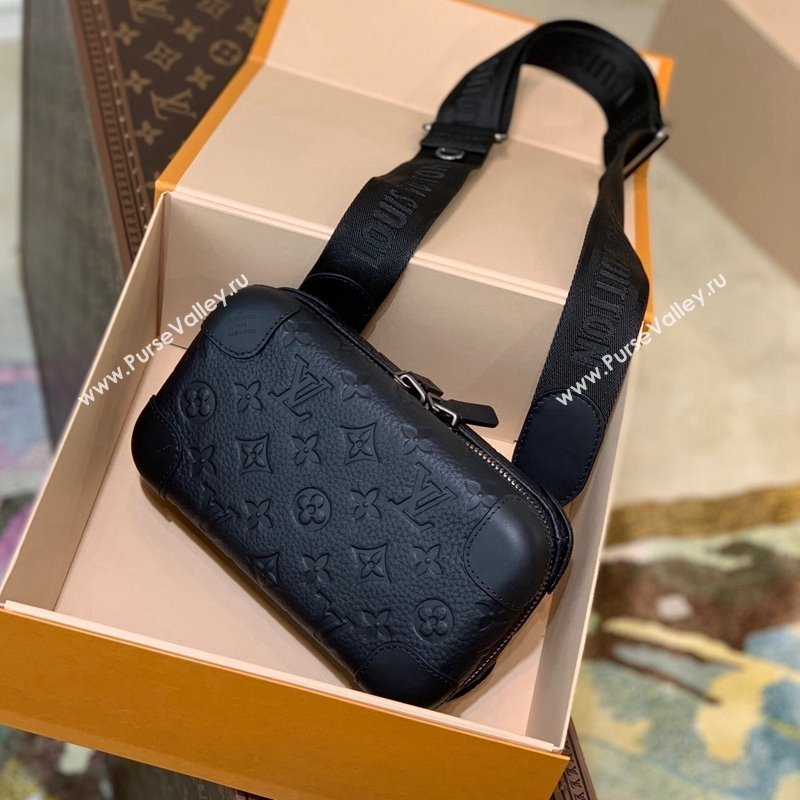 Louis Vuitton Horizon Strap Clutch M20439 in Black  Monogram Leather 2021 (KI-21101531)