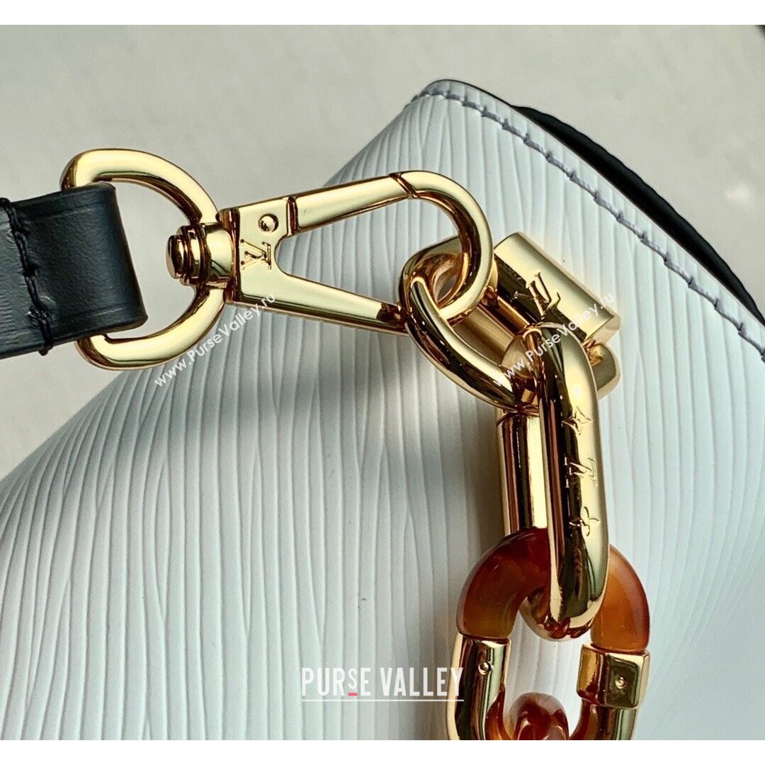 Chanel Lambskin mini Chain bag in white  As2588 (shimao-21090227)
