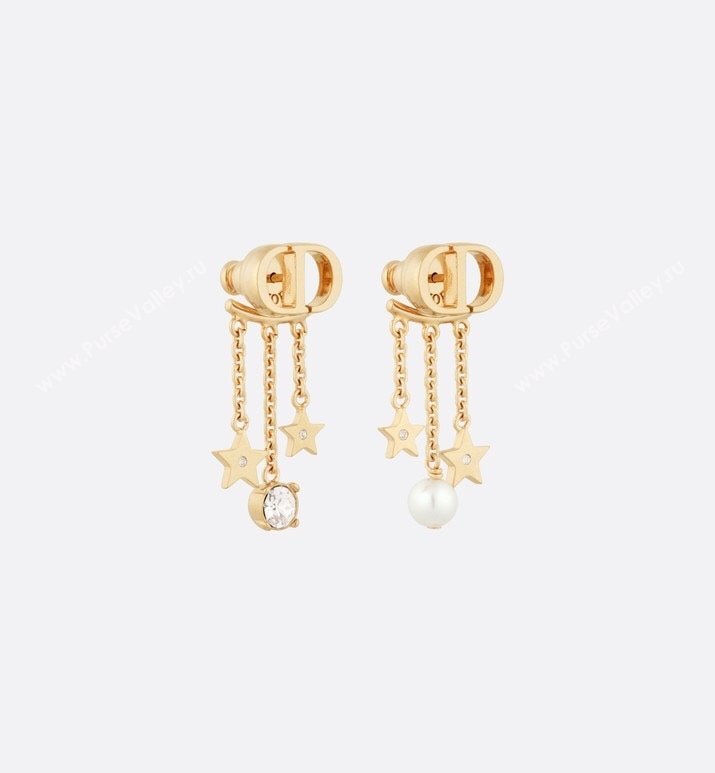 Dior Star CD Earrings D13031 Gold 2024 (YF-24013031)