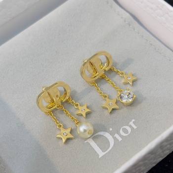 Dior Star CD Earrings D13031 Gold 2024 (YF-24013031)