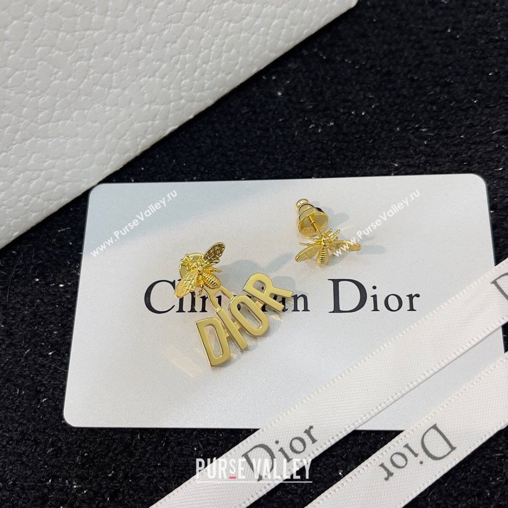 Dior Bee Earrings D13032 Gold 2024 (YF-24013032)