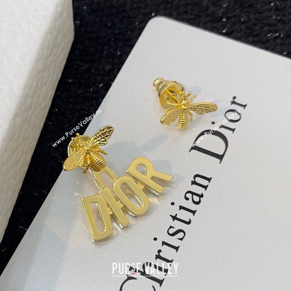 Dior Bee Earrings D13032 Gold 2024 (YF-24013032)