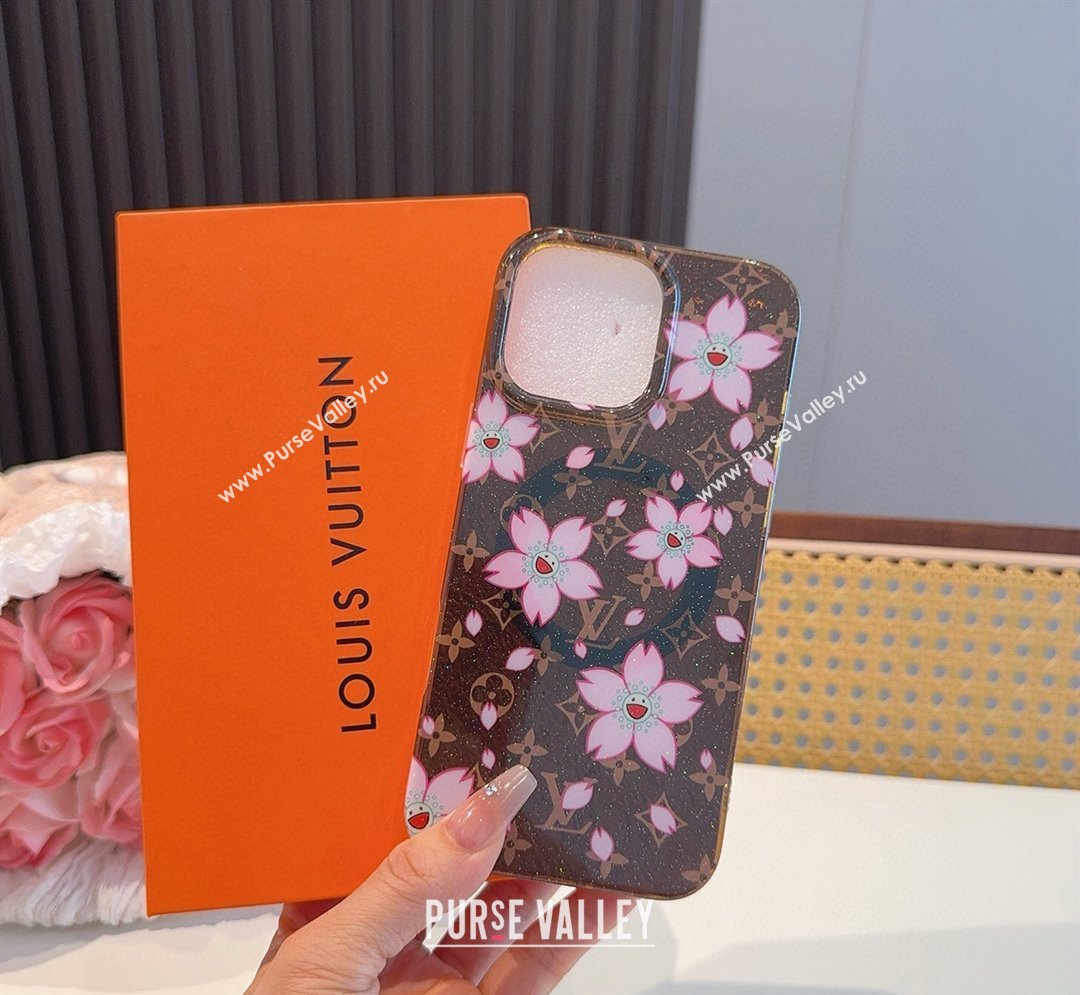 Louis Vuitton LV x TM Cherry iPhone Holder Brown2 2025 0512 (SHI-250512143)
