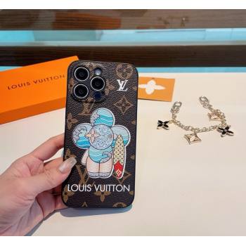 Louis Vuitton Vivienne Surfing iPhone Holder Brown 2025 0512 (SHI-250512147)