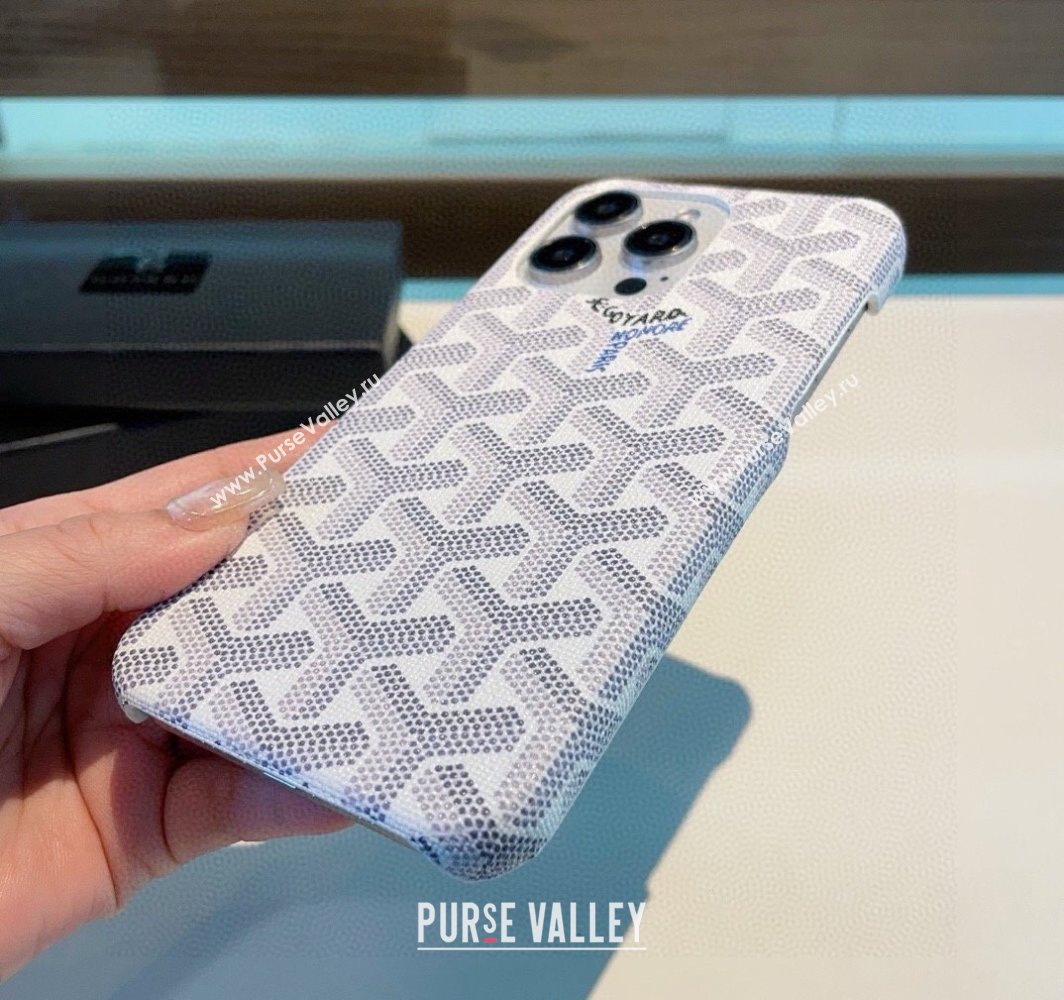 Goyard iPhone Case White 2025 0311 (A-250311030)