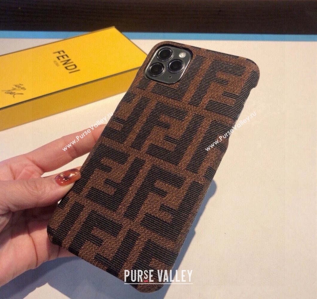 Fendi FF iPhone Case Brown 2025 0311 (A-250311033)