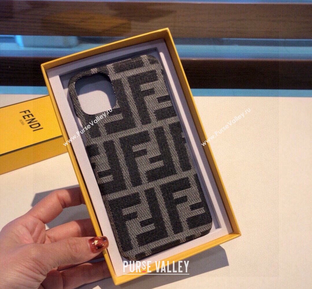 Fendi FF iPhone Case Grey 2025 0311 (A-250311032)