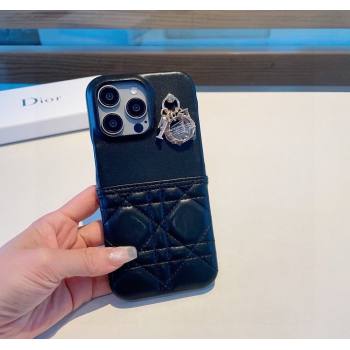 Dior Cannage iPhone Case Black 2025 0311 (A-250311035)