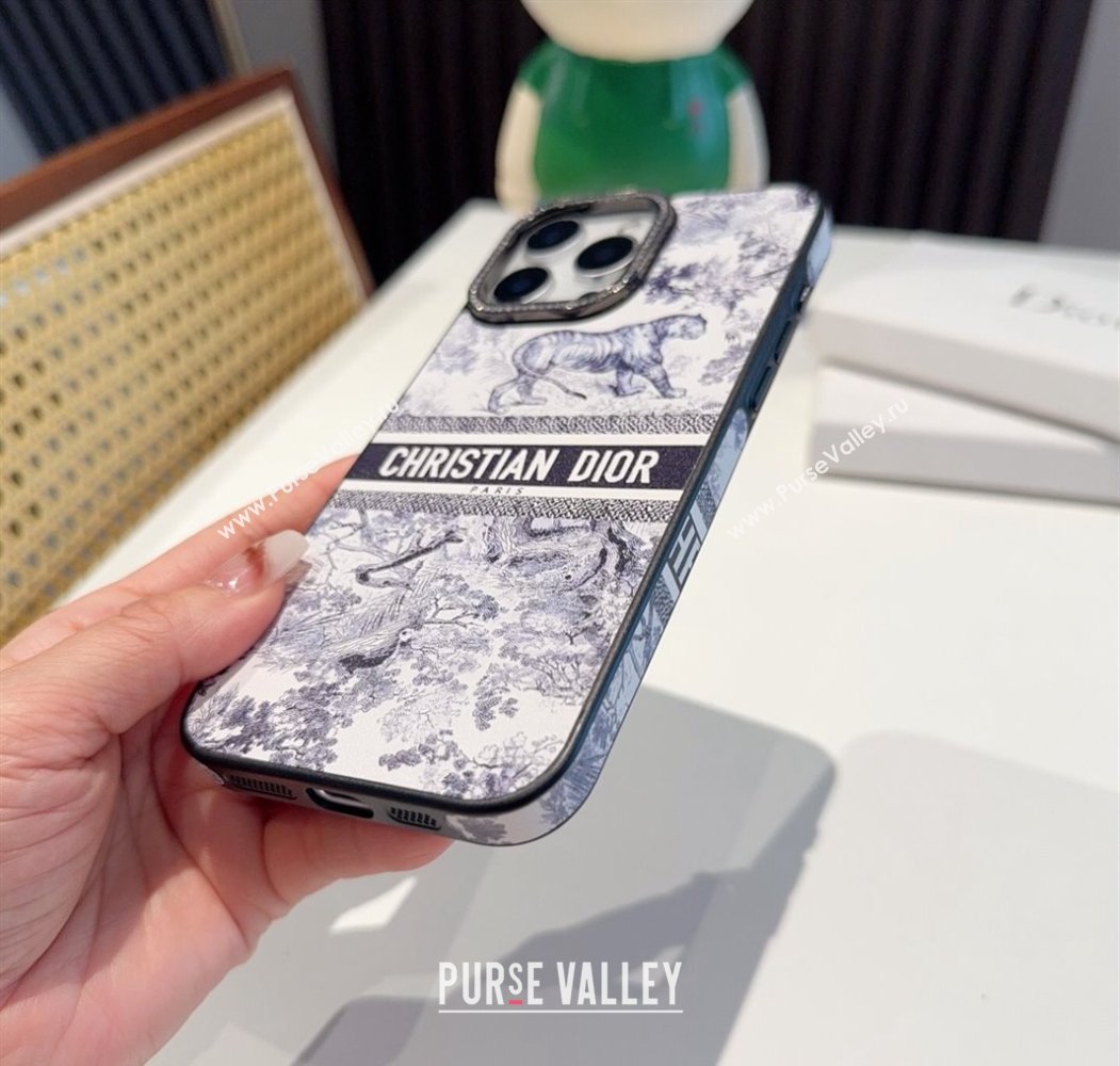 Dior Toile de Jouy iPhone Holder Blue 2025 0311 (A-250311044)