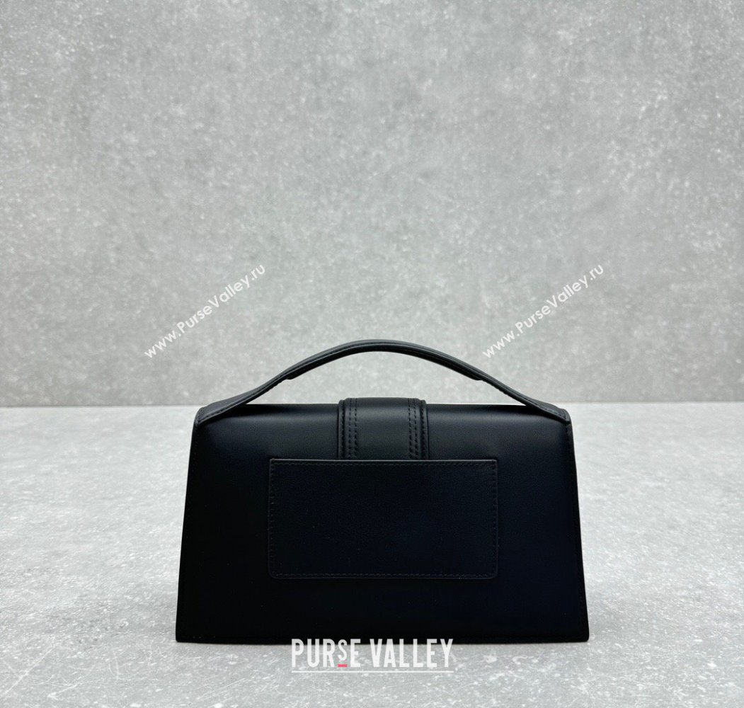 Jacquemus Le Bambino Medium Crossbody Bag in Calf Leather Black/Silver 2025 2056 (ningm-250804031)