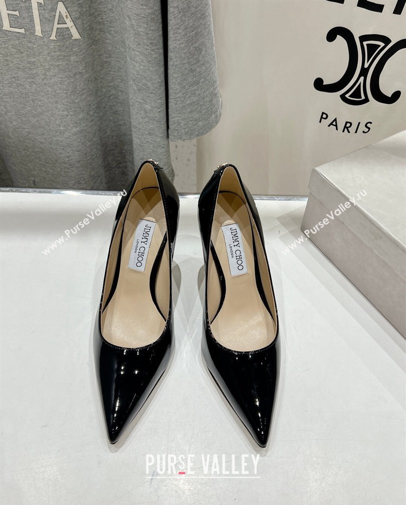 Jimmy Choo Love Pumps 6.5/8.5cm in Patent Leather Black 2024 (KL-241113048)