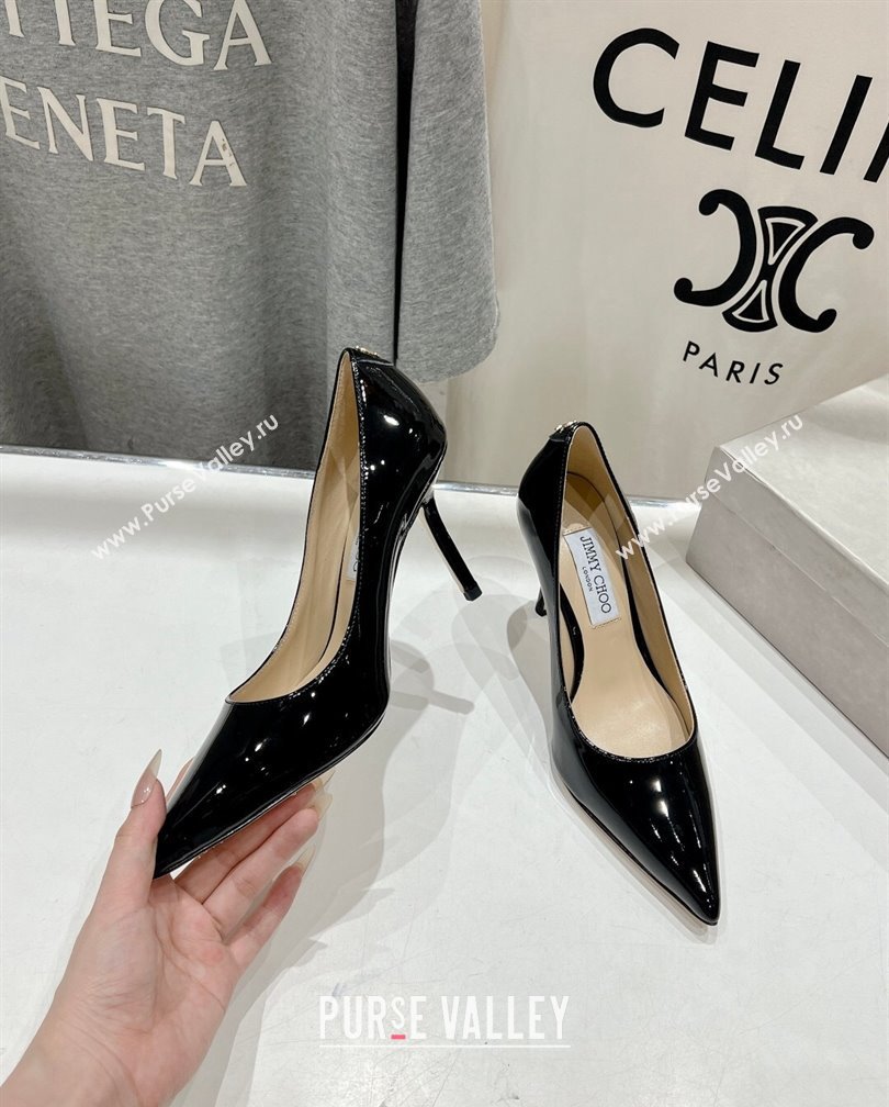 Jimmy Choo Love Pumps 6.5/8.5cm in Patent Leather Black 2024 (KL-241113048)