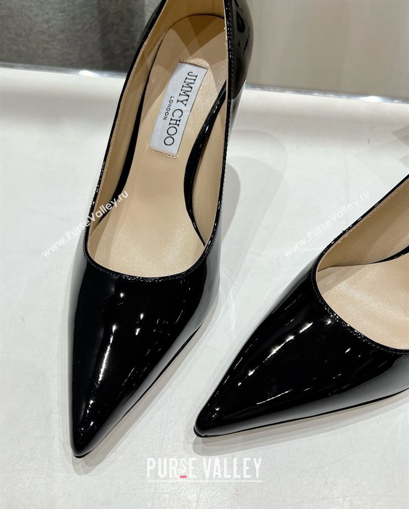 Jimmy Choo Love Pumps 6.5/8.5cm in Patent Leather Black 2024 (KL-241113048)