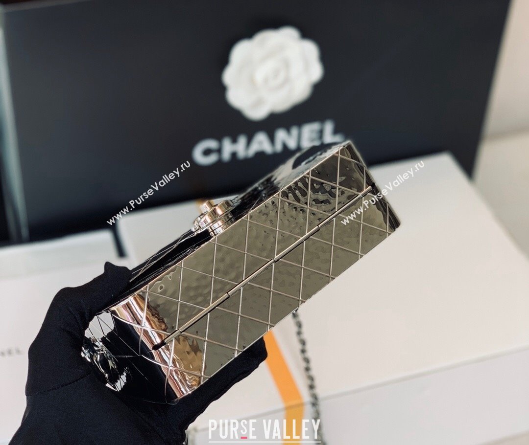 Chanel Metal Evening Bag AS3013 Silver 2022 (JY-22022838)