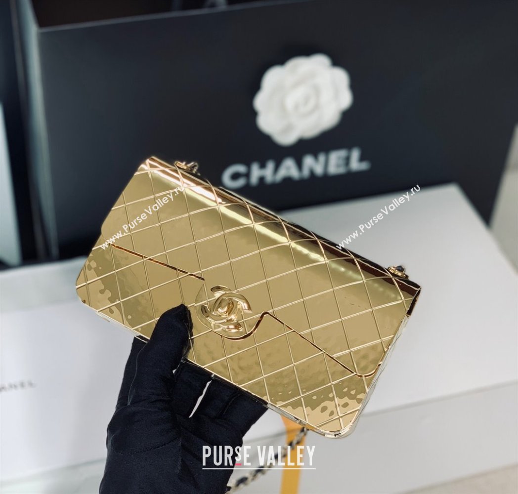 Chanel Metal Evening Bag AS3013 Gold 2022 (JY-22022837)