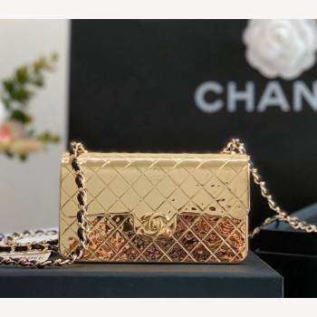 Chanel Metal Mini Evening Bag AS3012 Gold 2022 (JY-22022835)